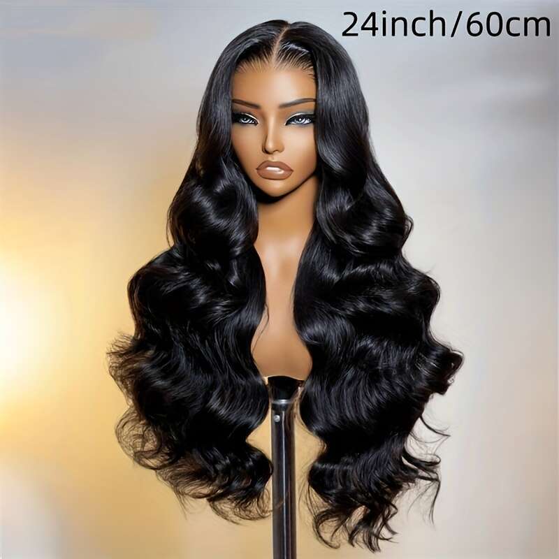 Glueless Wave Wig Bye Knots 7X5 Glueless | Cut Lace, Pre-Bleached Body Wave, Lace Front Wig With Invisible Knots, Pre Plucked Hairline, Put On And Go