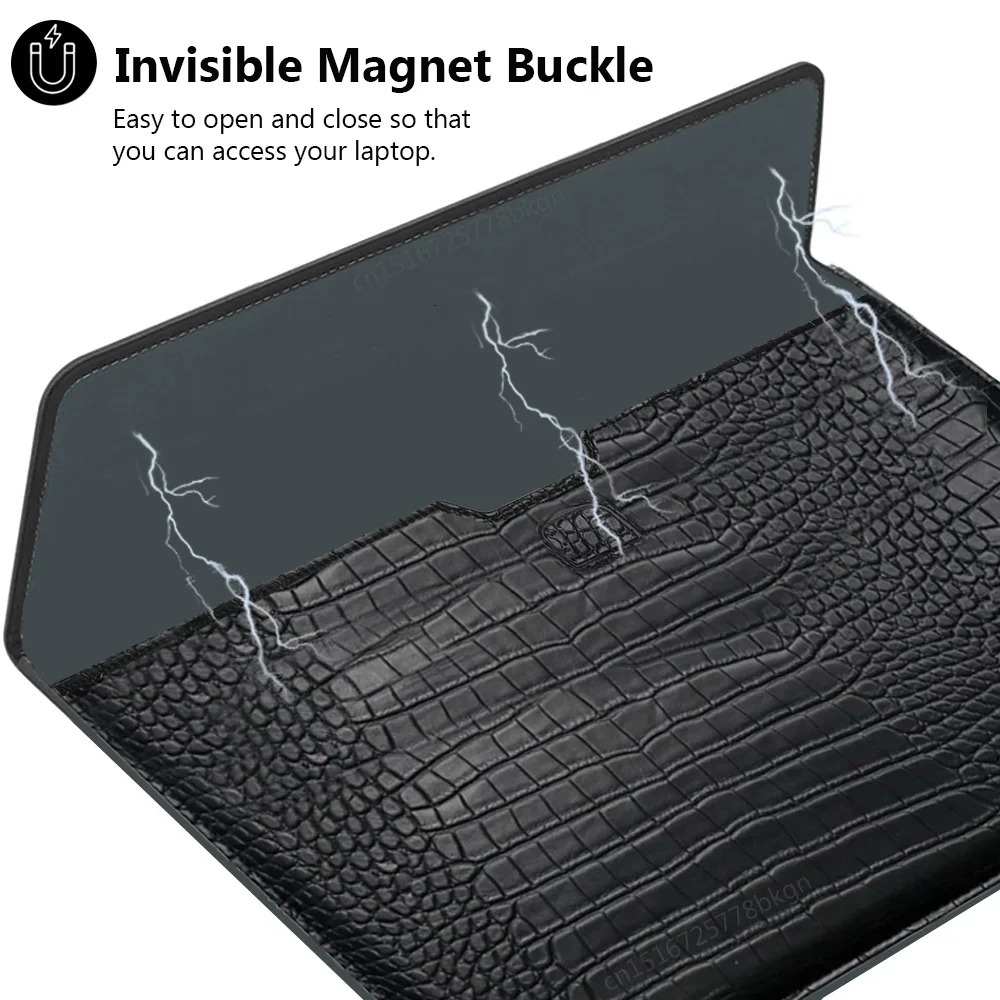 Leather Flip Case Bag Laptop Sleeve for Air 13 14 15 16 Inch M2 M4 M3 Chip Mac Book Pro Notebook Stand Cover251105