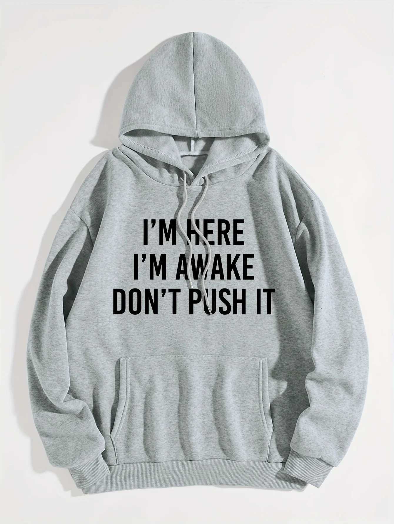 Womens autumn and winter casual loose comfortable fashionable letter printed warm velvet long sleeved round neck sweatshirtT251105