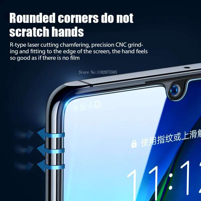 4PCS Tempered Glass For Huawei P30 Pro P20 P40 E P Smart Z 2019 2021 Mate Screen Protector for Honor 12 20 10 Lite X8 9X