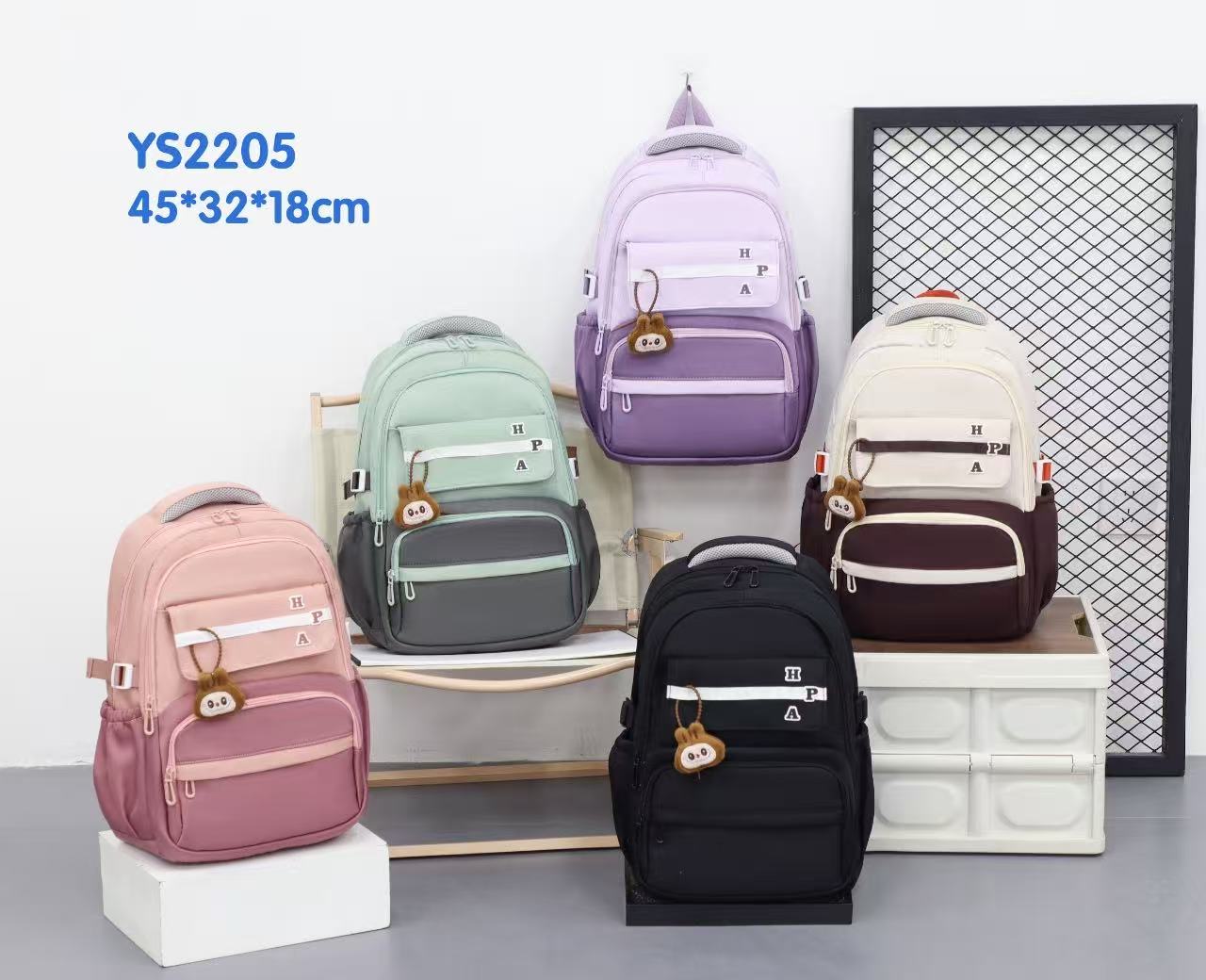 Large Capacity Cute Backpack for Students - Stylish Travel Backpack YS2202, YS2205, YS2206, YS2208