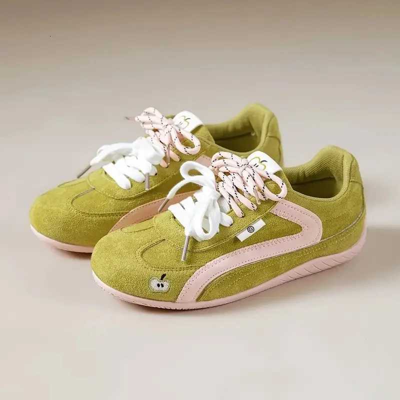 2025 Spring Vintage-Inspired WenS Sneakers Bowknot - Double Strap Casual Sporty Flat Shoes Mesh Lining Fabric Insole Y251105