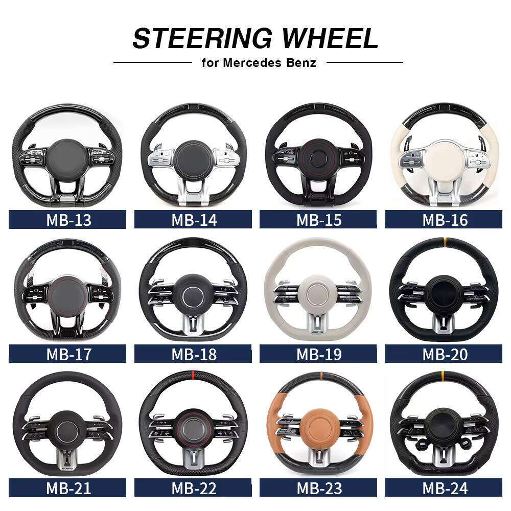 Custom Volant Half Perforated Leather Steering Wheel for Mercedes Benz W205 W222 W176 W213 GLE W166 W217 W463 G63 C217 C43 AMG