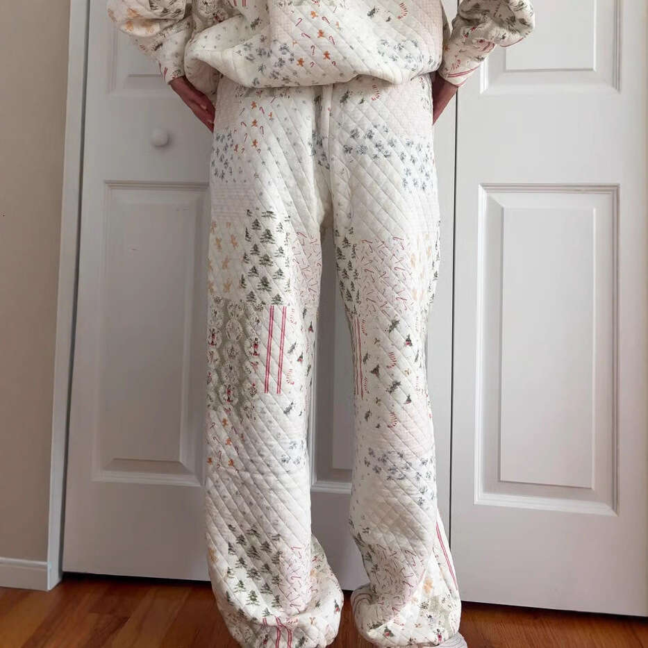 Cross-Border European And American Christmas Winter High-Neck Sweatshirt Shorts Casual Hoodie Top Pants Set Export Women's Clothing B5