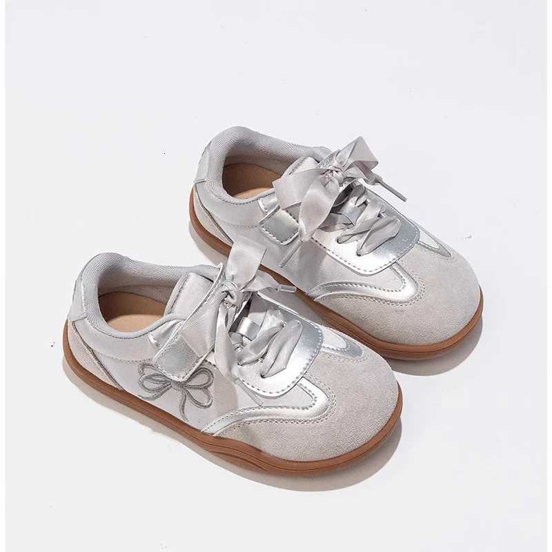 Girls Tennis Shoes Princess Fashion Casual Sneaker Child Non-Slip Soft Sole Flats 2025 New Spring Autumn Casual Shoes for GirlsT251105