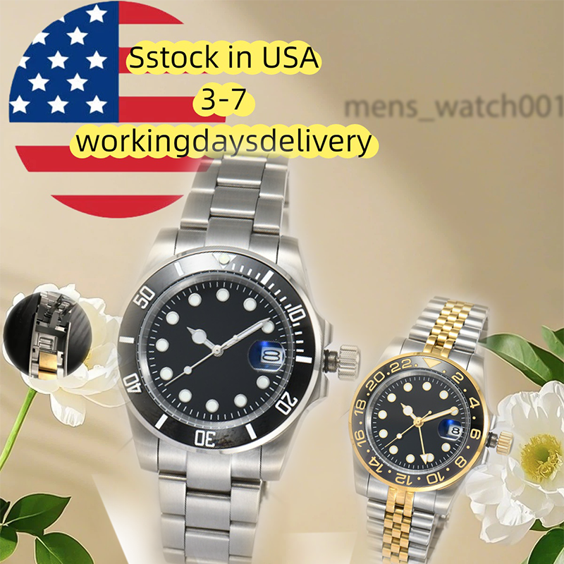 41mm men's automatic luxury mechanical ceramic watch all stainless steel watch, sapphire luminous men watch