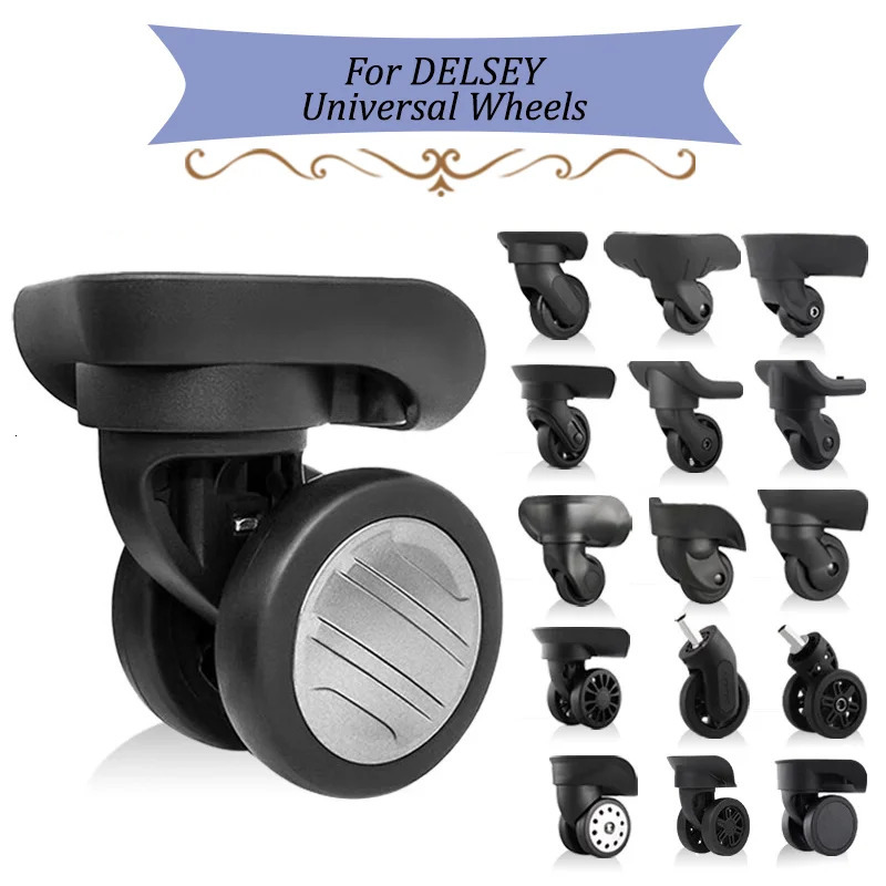 Suitable for Delsey Suitcase Universal Wheel Luggage Accessories Spare Parts for Trolleys Wheel Replacement Repair 251031