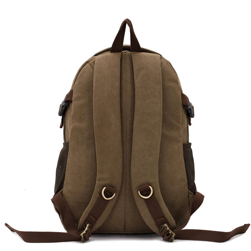 fashion mens backpack vintage canvas backpack school bag mens travel bags large capacity travel 14 laptop backpack bag 251104