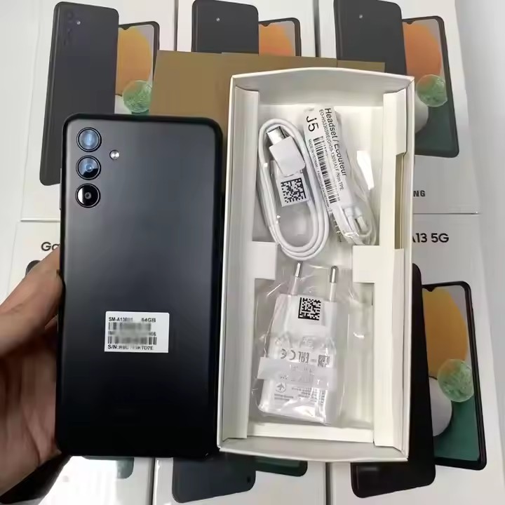 Original refurbished Samsung Galaxy A13 A136U 5G Mobile Phone 6.5" 4GB RAM 64GB ROM Triple Cameras CellPhone Octa Core Unlocked