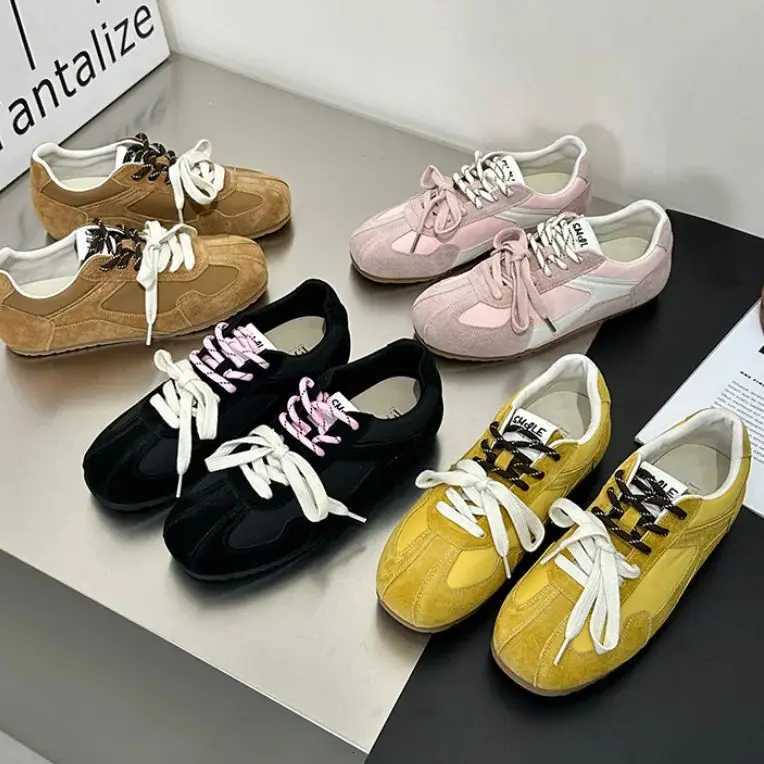 Wens white thick-soled leather casual sneakers wens thick rattan shoes optical wedge h s high fion new model Y251105