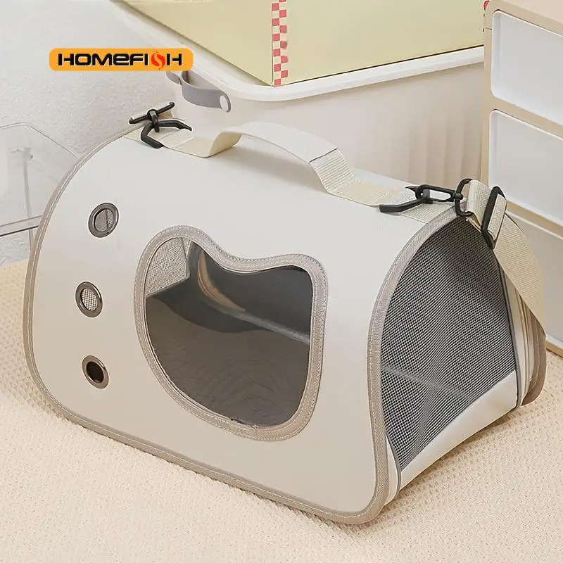 Portable Pet Bag for Small Dogs Cats Outdoor Foldable Cat Breathable Shoulder Kitten Carrying 251028