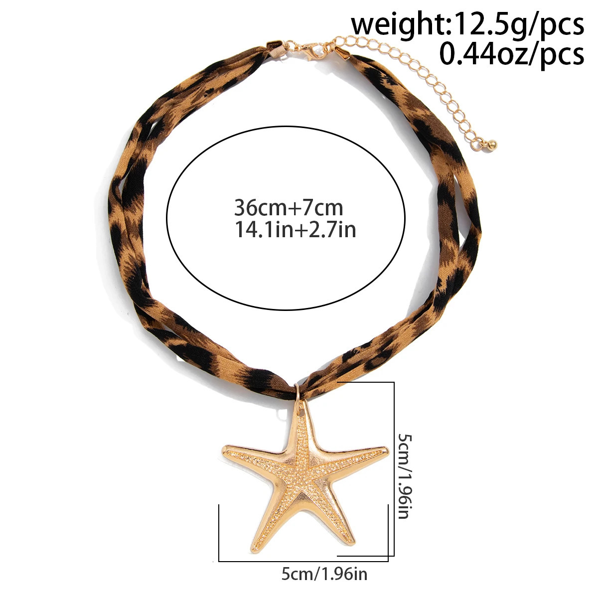 KunJoe 7 Styles Metal Starfish Conch Heart Pendant Necklace Women Leopard Pattern Soft Cotton Velvet Short Choker Neck Chain 251031