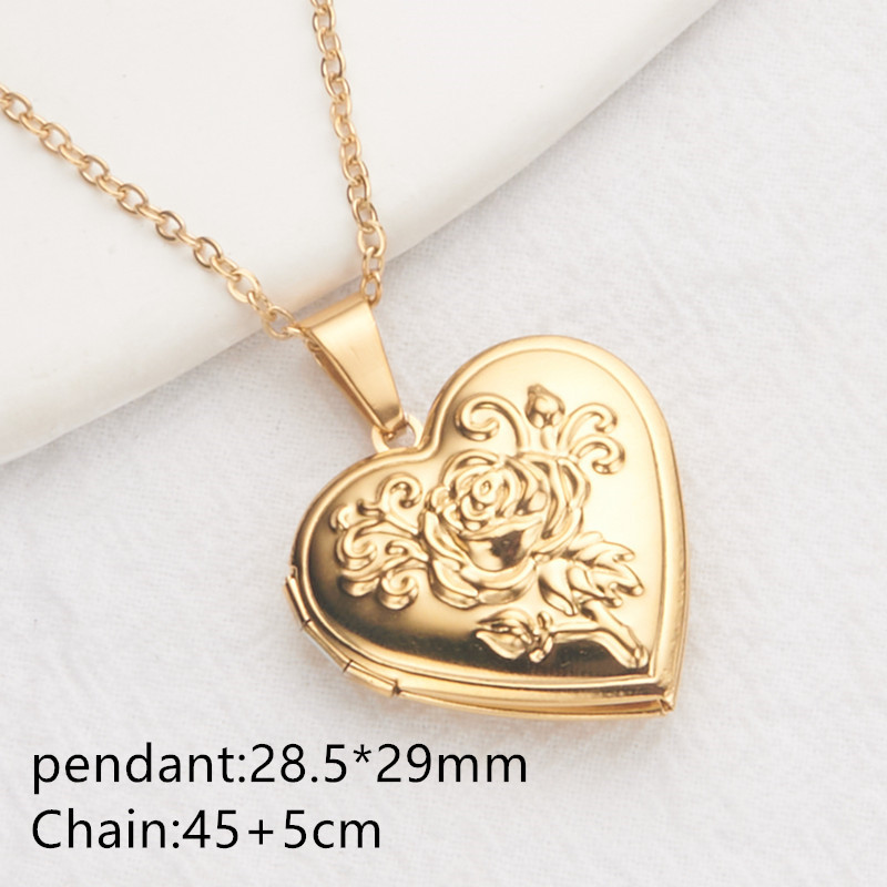 Y2K Retro fashion versatile Box pendant necklace luxury designer mens jewelry necklaces woman designer necklace for woman mens chain heart-shaped 1a