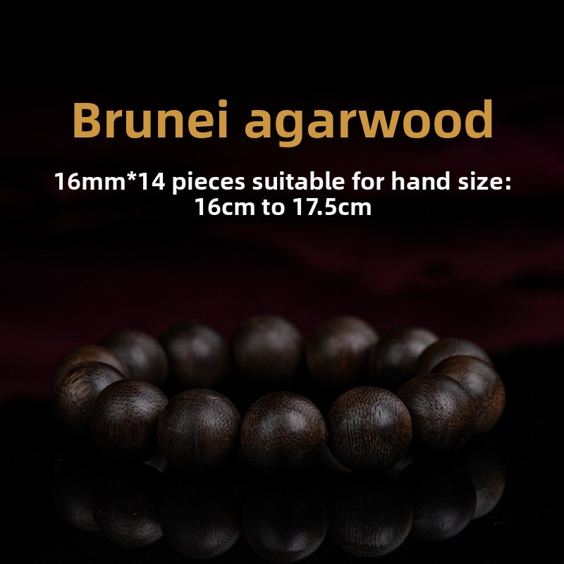 Jewelry Agarwood bracelets emit a natural fragrance A piece of natural wood jewelry Handcrafted Shields against negative energy Promotes spiritual pur