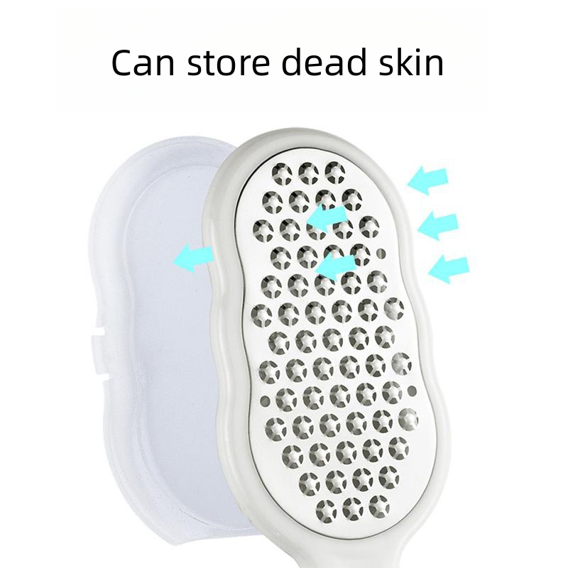 Stainless Steel Foot Dead Skin Remover, 0.3mm Safe Distance Callus Shaver Pedicure Tool for Feet, Easy Storage Foot Care Tool