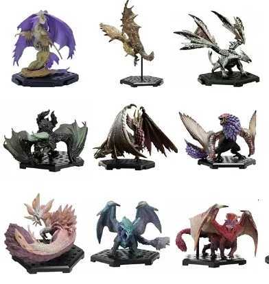 Genuine Scale Model Monster Hunter Rise of Dawn Series Male VALSTRAX Rathalos Nargacuga Velkhana Action Figure Toys Z251105