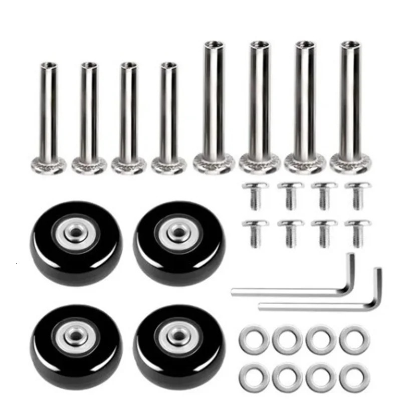 1224PcsSet Suitcase Parts Axles Dia40mm50mm60mm Luggage Accessories Replacement Wearresistant Silent Durable Repair Kit 251031