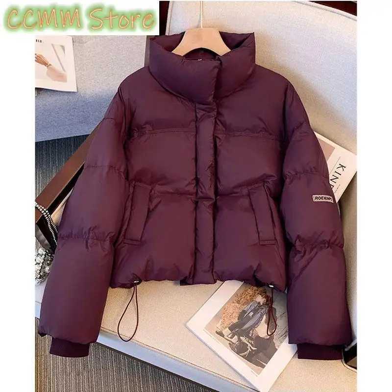 Women Down Cotton-Padded Jacket Girl Winter Warm Cotton Padded Coat Short Bread Outwear Ladies Down Jacket Thicken OutwearT251105