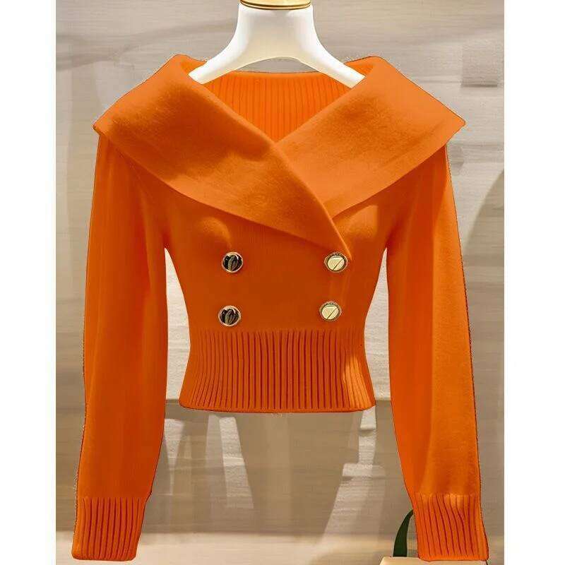 Women's 2025 New Fashion Autumn Long-Sleeved Temperament Casual Knitwear Female Pullovers Sweater Designer Sweater Bear Sweater