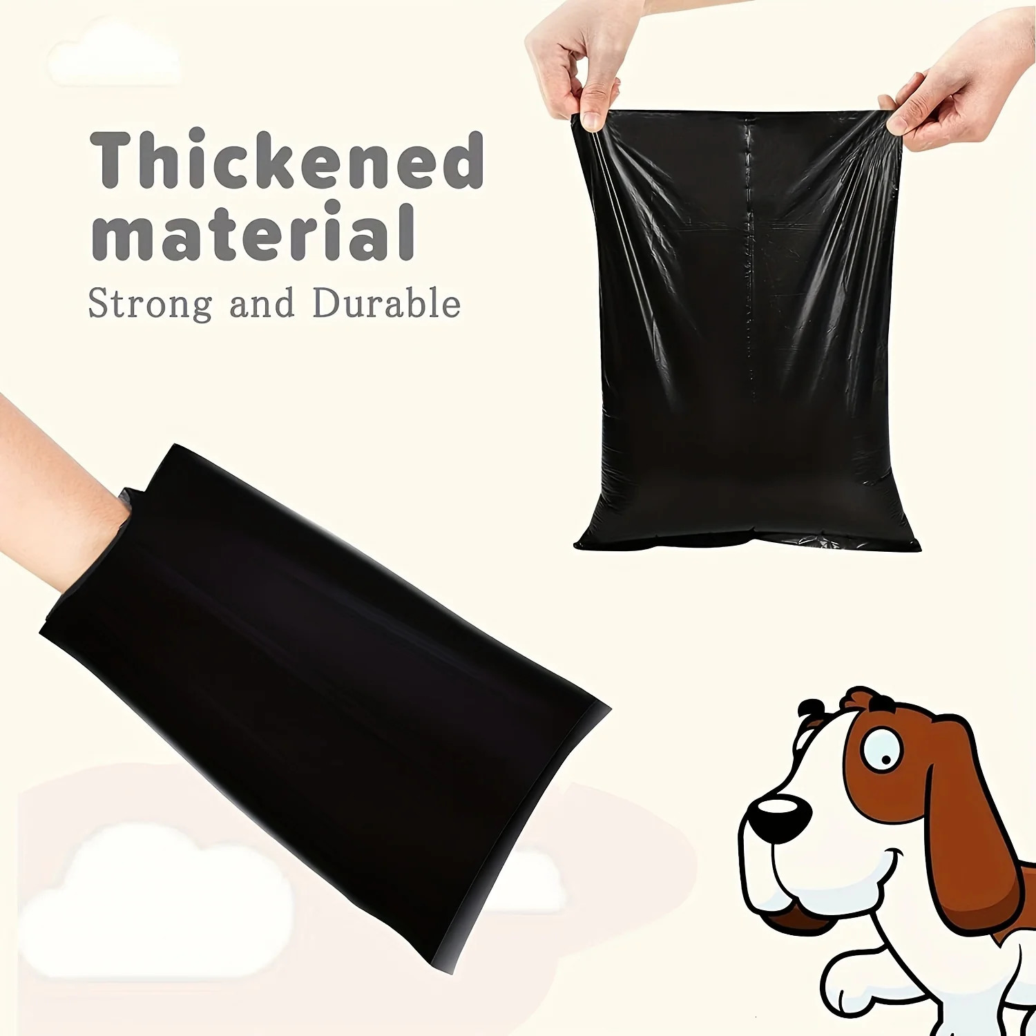 300/1500 pet garbage bags portable pet garbage bags durable and leak proof pet garbage bags pet cleaning supplies 250403