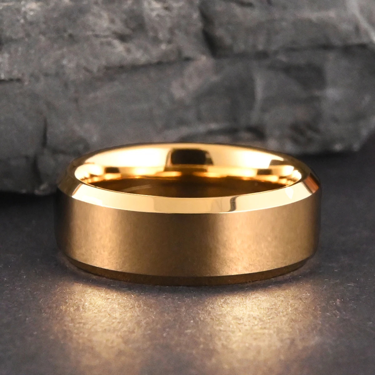 8mm6mm4mm scratchresistant tungsten ring simple mens and womens classic wedding ring daily wear jewelry 251031