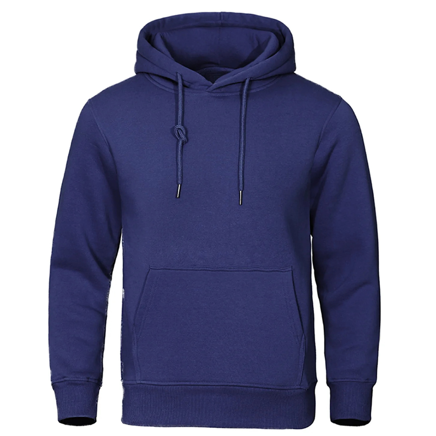 Autumn Winter Men Fleece Warm Mens Sweatshirt Casual Solid Color Streetwear Pullovers Sport School Fashion Hoodies 251104