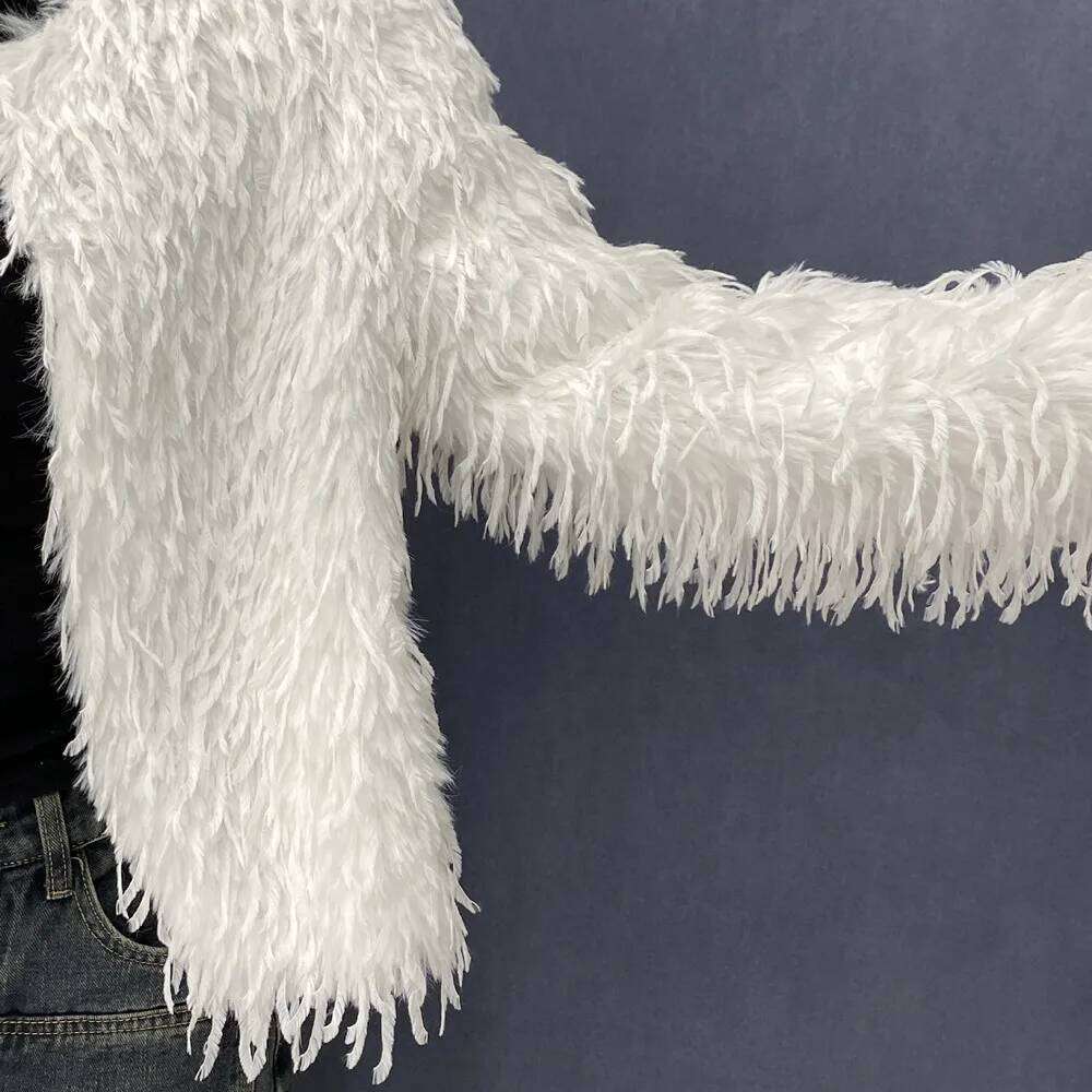 New Faux Fur Women High Quality Fashion Coat Short Jacket