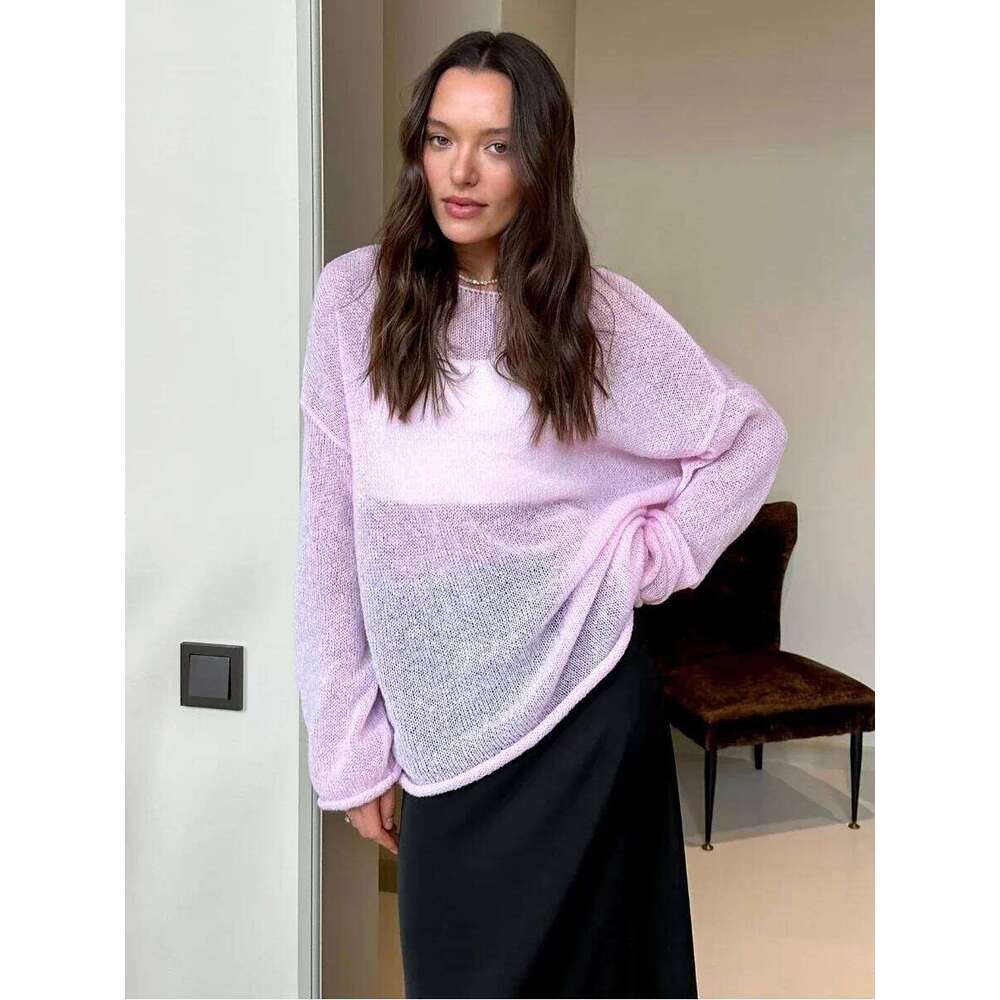 Wolfeel Oversized Sweater Summer Autumn Casual Fashion Loose Women Pullovers Chic White Jumper Sueter Mujer Pull Femme Designer Sweater Bear Sweater