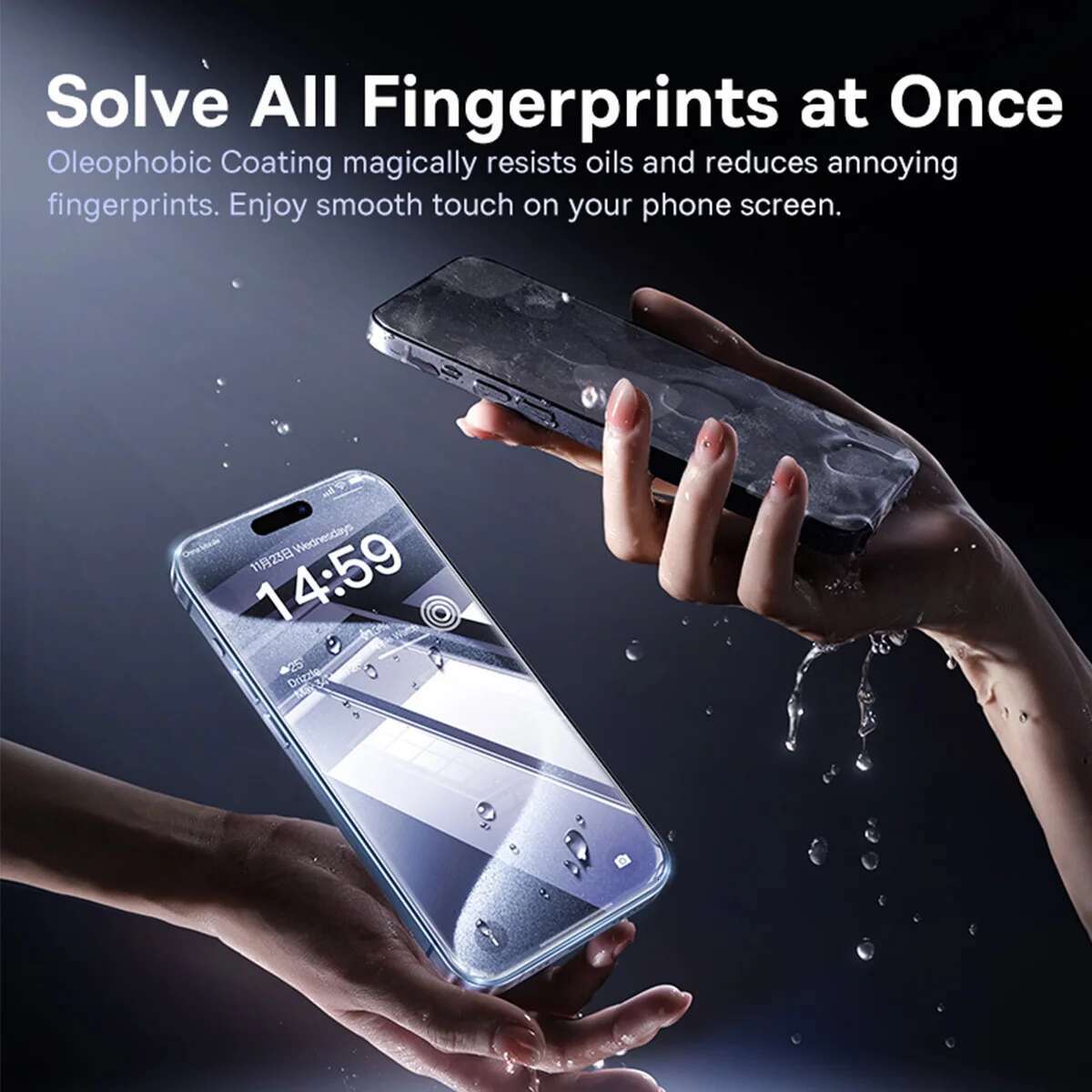 Baseus Tempered Glass 16 Plus Screen Protector for iPhone 15 14 13 12 11 Pro Max Clear Edge Anti-Peeping Film