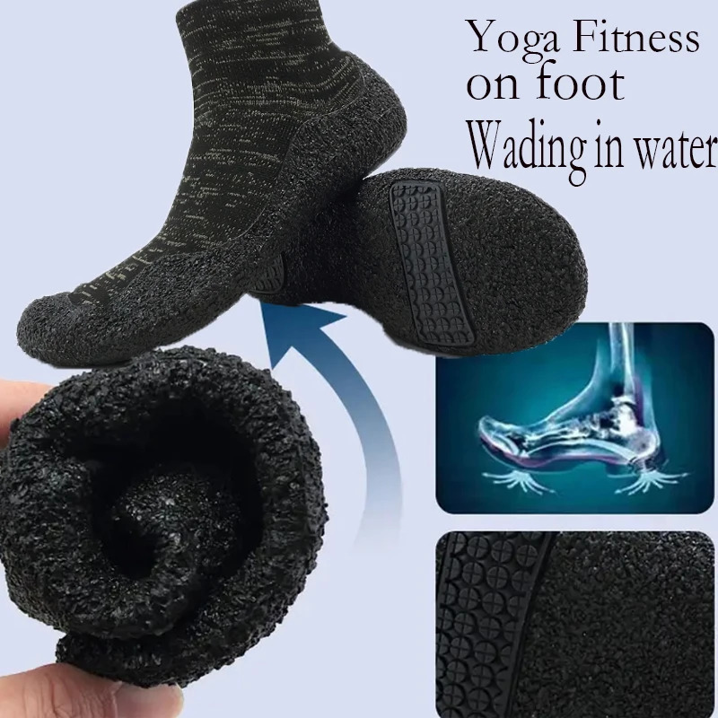 mens plastic creek shoes Socks sports shoes Water shoes Outdoor leisure hiking shoes Multi-functional yoga and fitness 250402