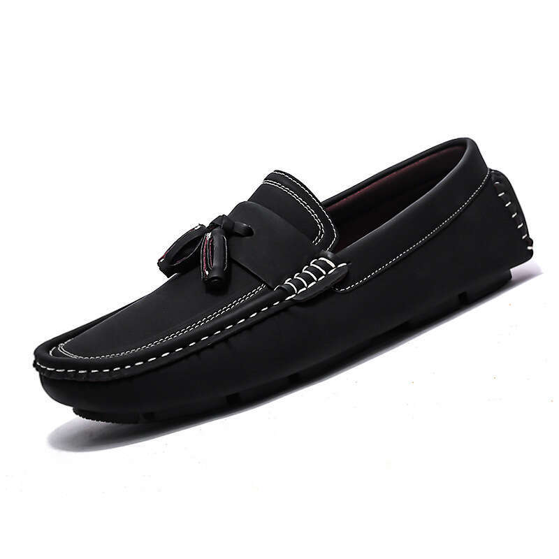 Large size new British fashion tassel bean 39-46 comfortable breathable casual men's shoes