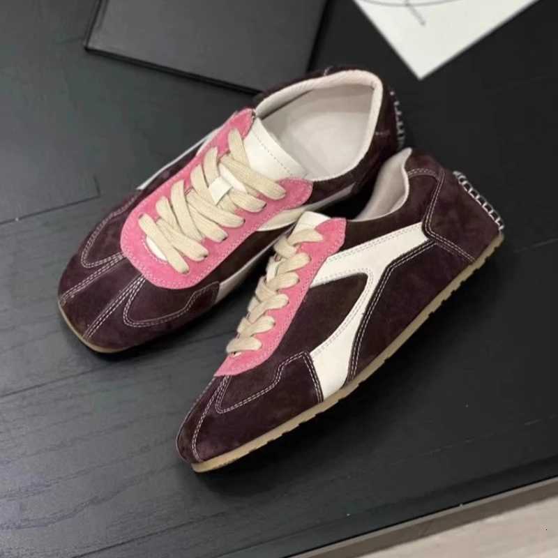 Genuine Leather Sneakers Training Lace-up Casual Sports Wens Shoes 2025 Autumn Winter Plus Veet Training Wen Shoe Y251105
