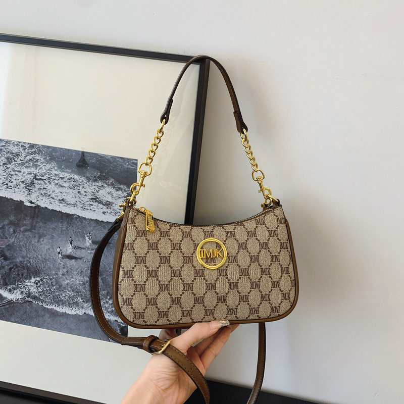 Free shipping popular bag women's new high-grade underarm bag Fashion shoulder chain small square bag 2025