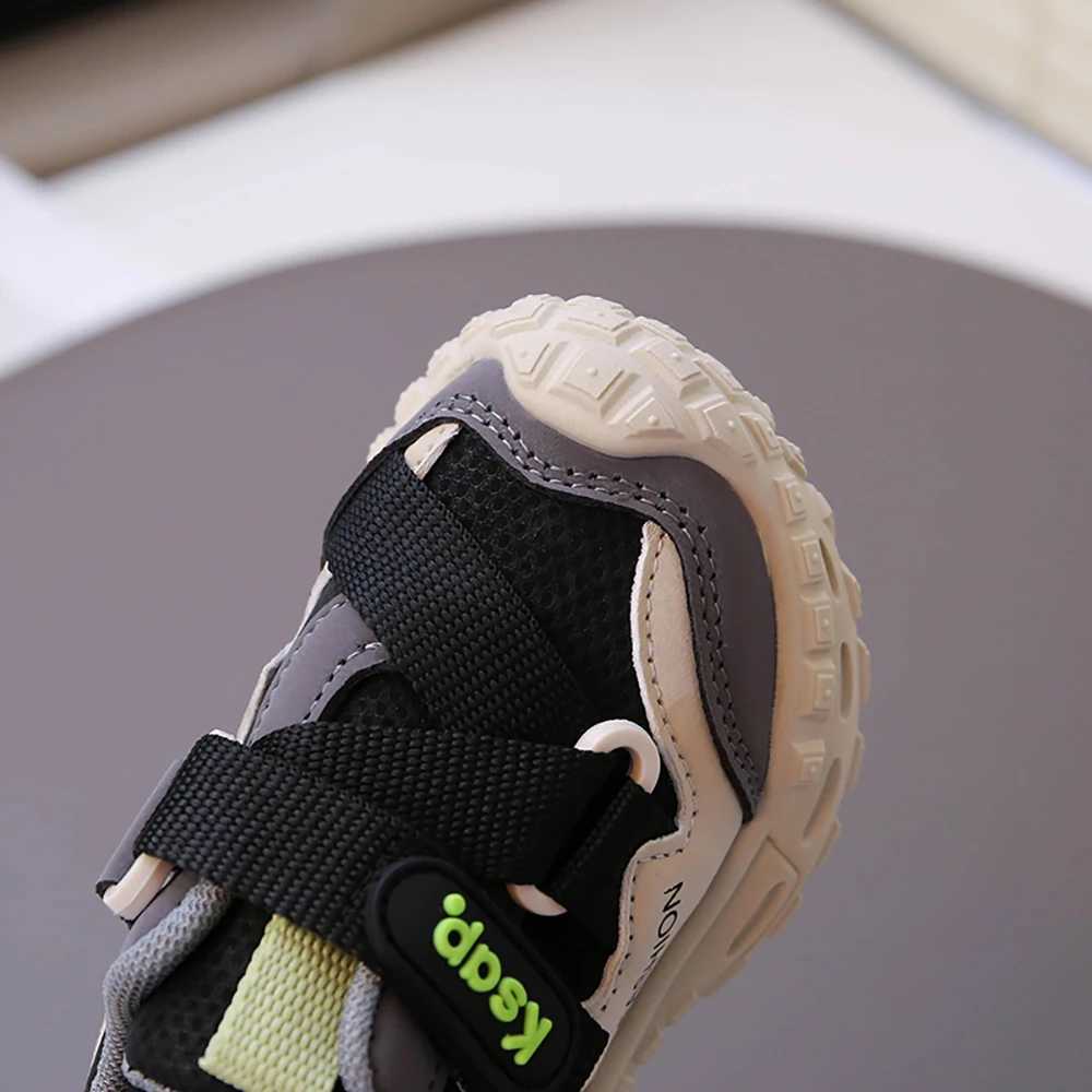 Autumn Sport Shoes For Children PU Leather Trend Fashion Kids Sneakers Ergonomics Breathable Boys Girls Running ShoesT251105