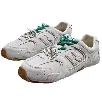 Leather Dequn Shoes Wens Spring Hot S Of The Season New Flat Bott Versatile Color Block Casual Sports Agan Dad Sho Y251105