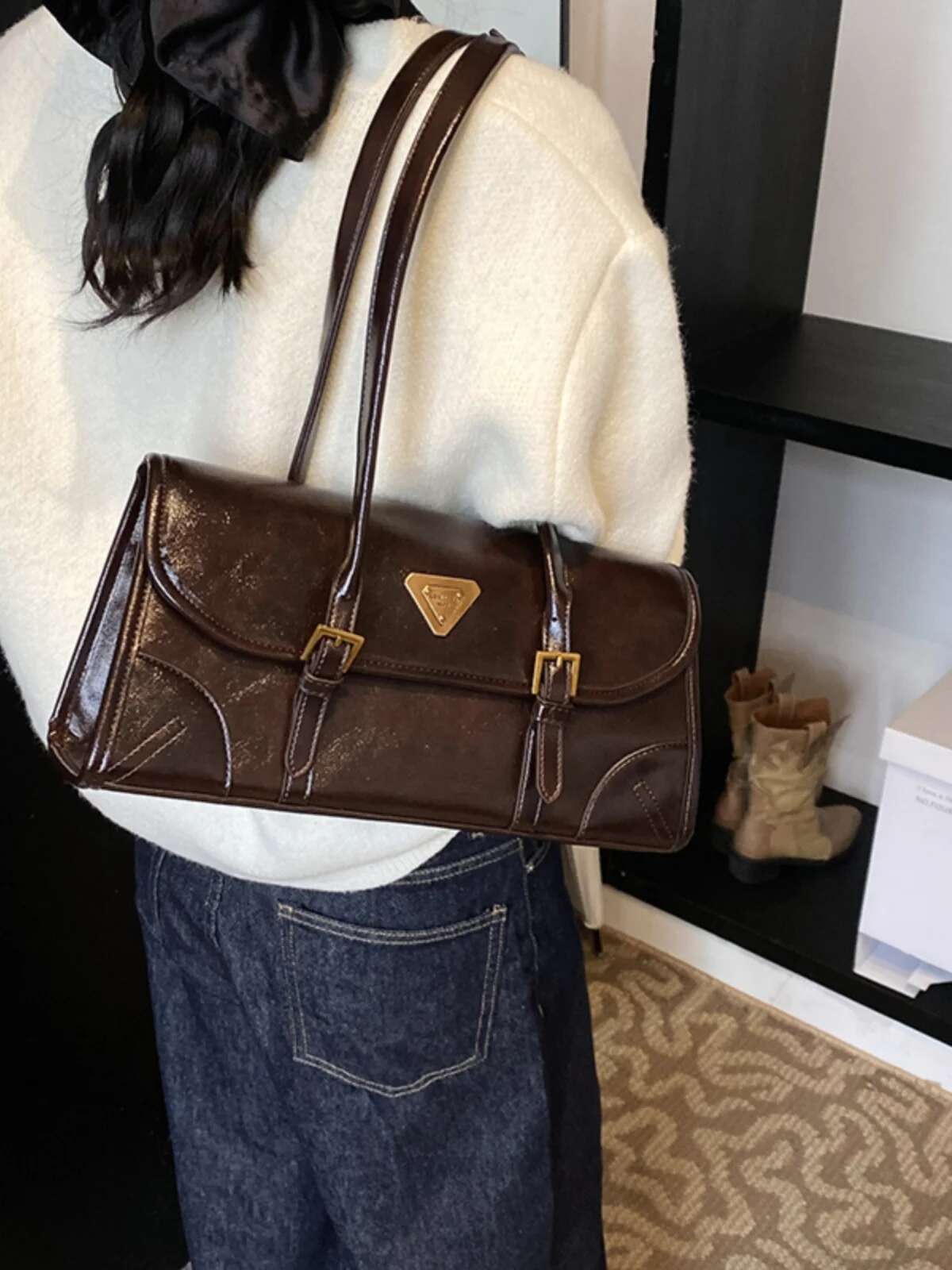 High-Quality Designer Autumn And Winter Small Female 2025 All-Match One-Shoulder Underarm Portable Baguette Bag