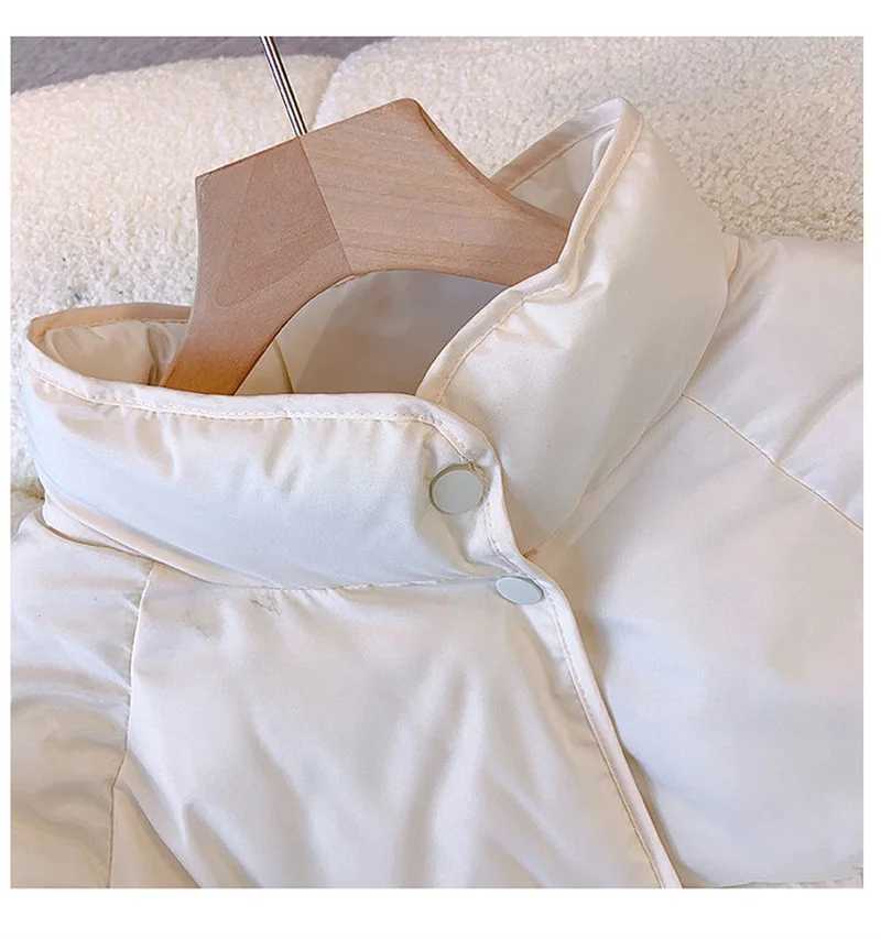 2024 New Korean Winter Fashion Parkas Women Jacket Puffer Loose Casual Lightweight Warm Cotton Padded Jackets Female OvercoatT251105