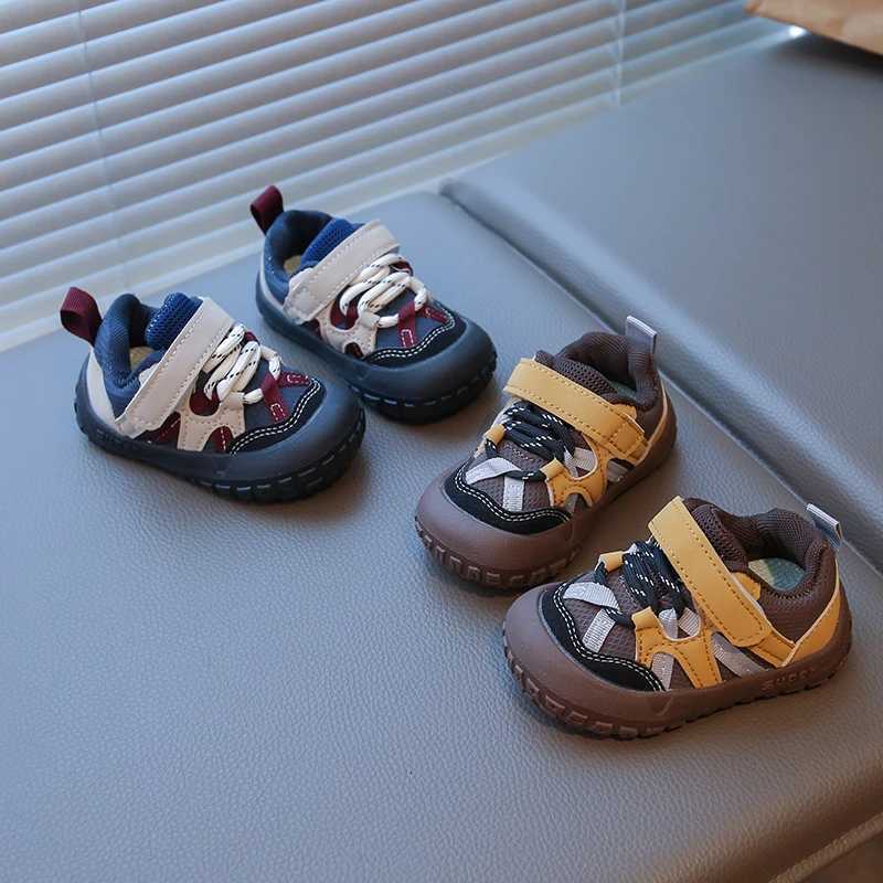 Childrens Sneakers Spring Autumn Blue Soft Non-slip Boys Girls Walking Shoes Curry Small Kids Casual Shoes Boys Single ShoesT251105