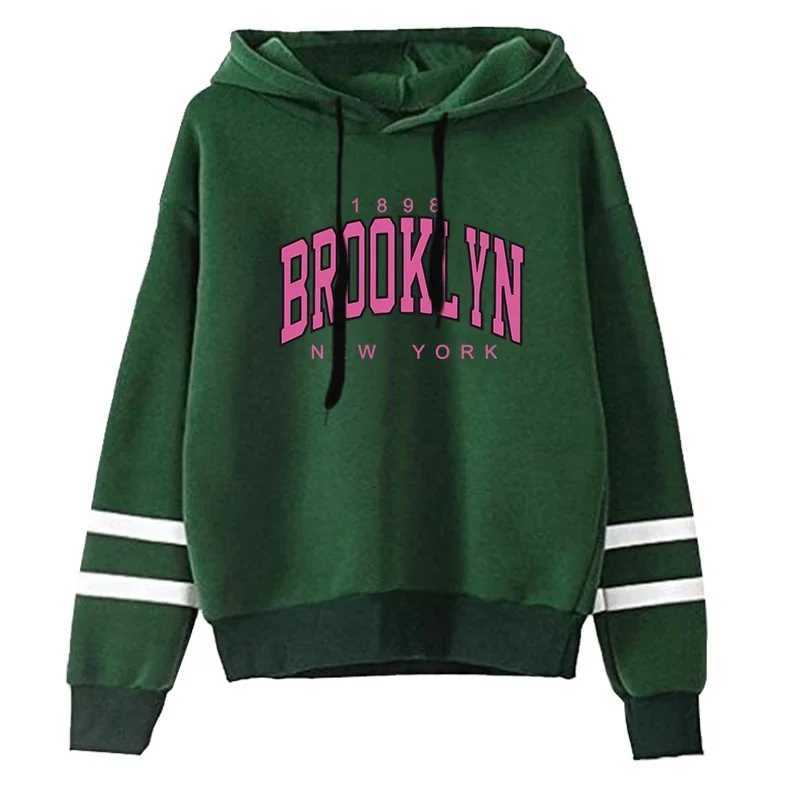 Hot Sales Womens Sweatshirts Unique Letters Printing Pullovers Stripe Jogging Sports Clothing Casual Versatile Woman Hoodies TopT251105