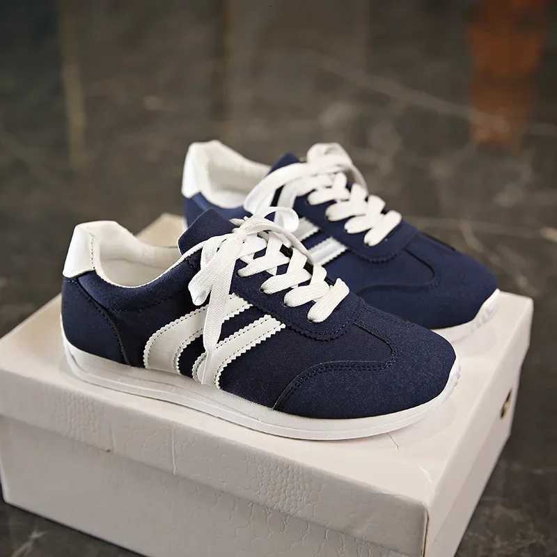 Large Size Sport Shoes Wens Casual All Mah Spring Autumn Flat Bott w Blue Style Cfortable Running Shoes Y251105