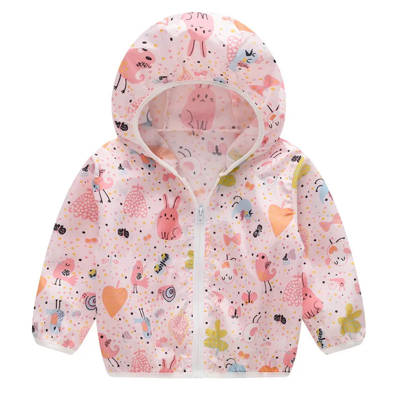 Clothing Hoodie Jacket Summer Sun Protection Unconditional Shirt 27 Year Old Boys and Girls Sweet Cartoon Printed Fashion Childrens 250325z