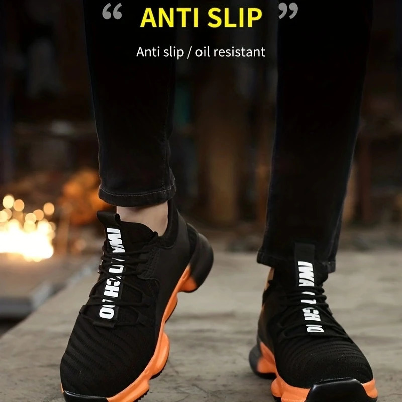 Anti-smash anti-puncture breathable fashionable and comfortable safety shoes 251105
