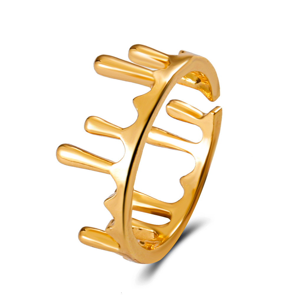 Halloween Quirky Decoration Horror Vampire Cut Fake Blood Trace Personality Dark Style Bleeding Open Ring