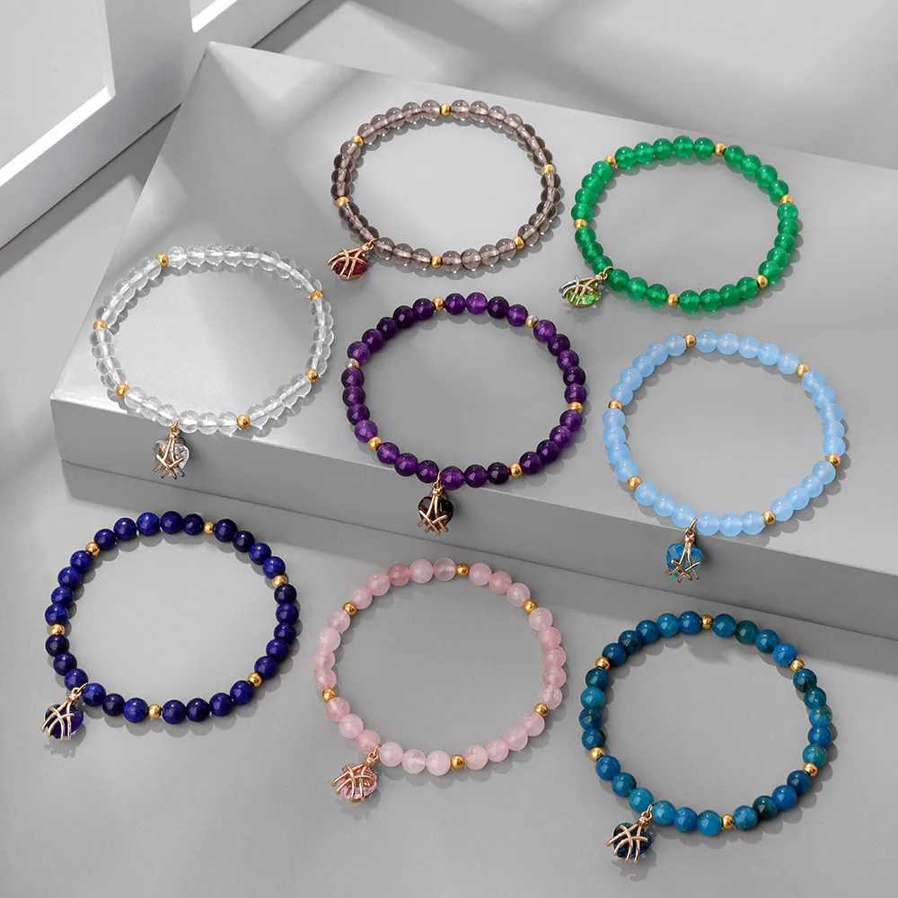 Natural Stone Pink Rose Quartzs Beads Women Tiger Eye Cat Eye Beads Heart Pendants Healing Jewelry C251105