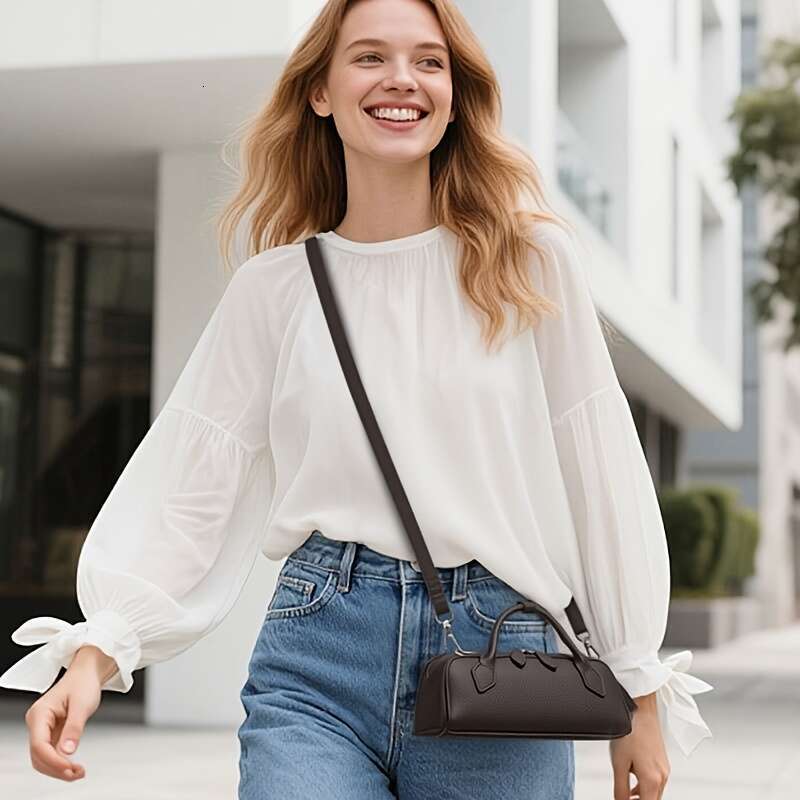 Women's Genuine Leather Handbag Convertible Crossbody/Shoulder bags Clutch Secure Lock Design Simple Elegant Work Formal Occasions Daily Use Dura