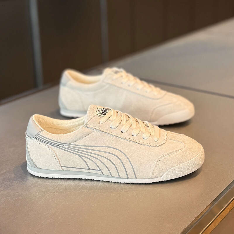 Soft Sole Forrest Gump Men Spring Autumn 2025 New Suede Black Brown Retro Low-top Lace-up Trendy Men's Shoes