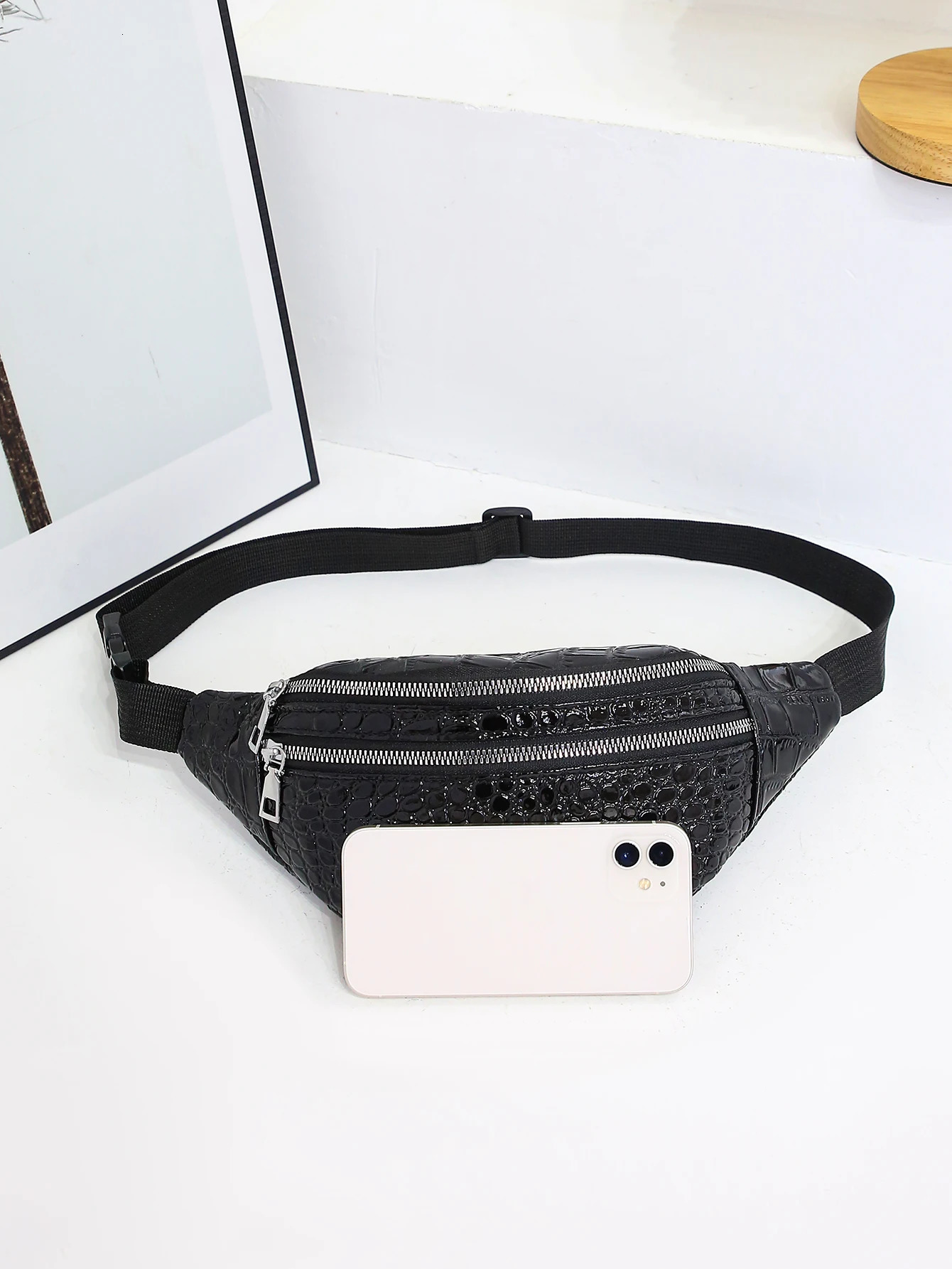 Pattern Waist Bag Chest Waterproof Highlight Fanny Pack Shoulder Messenger Outdoor Sports Running Phone 251028