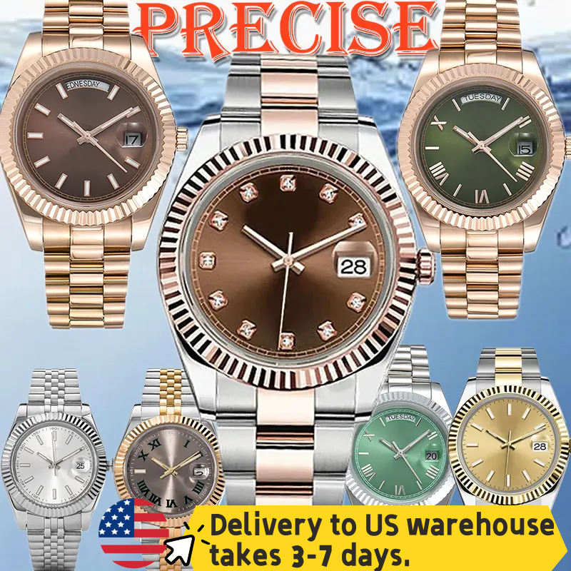 casual luxury automatic watch with sapphire stainless steel strap casual and versatile 36mm/41mm watches