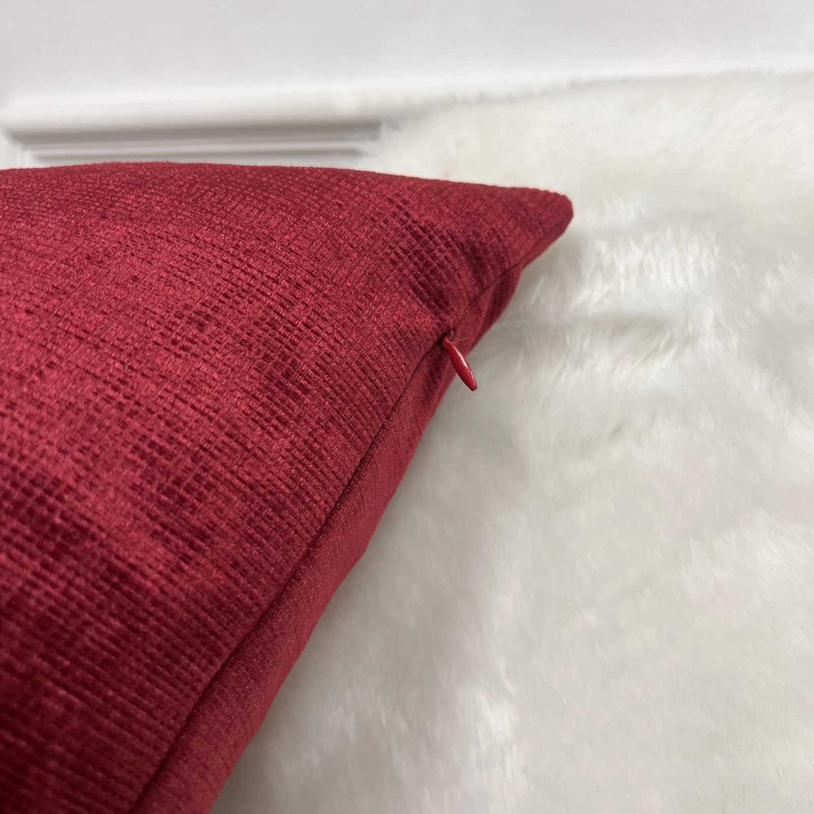 Polyester Plaid Plush Fabric Cushion Shiny Decoration Diamond Cushion Hugging Pillowcase Holiday Party Stylish Simple 1Pc Y251105