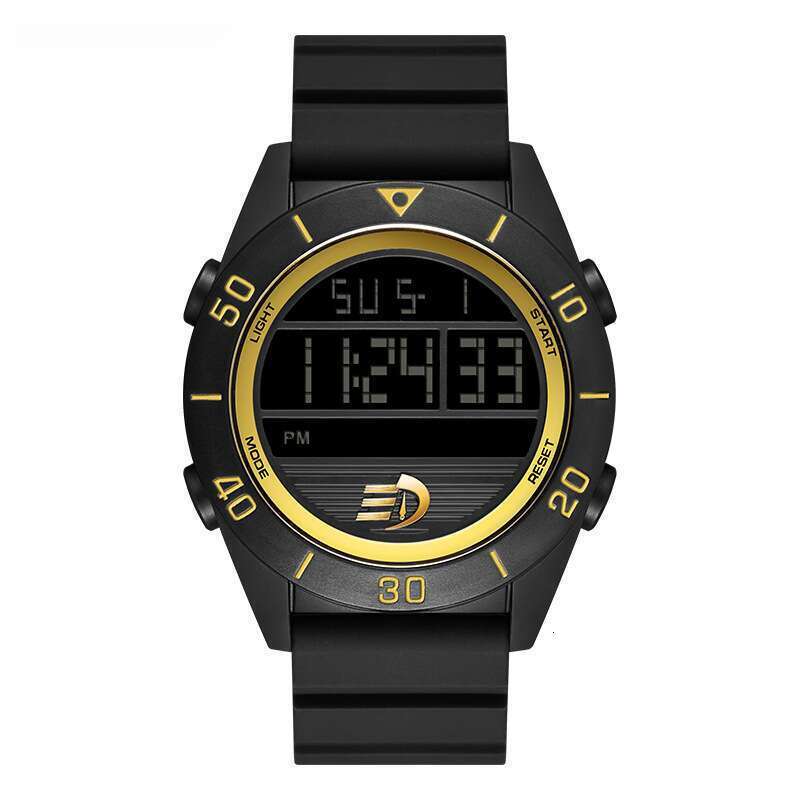 DHwatches Sanda Sports Casual for Men, Student Night Light Trendy Fashionable Waterproof Single Display Digital Electronic Watch